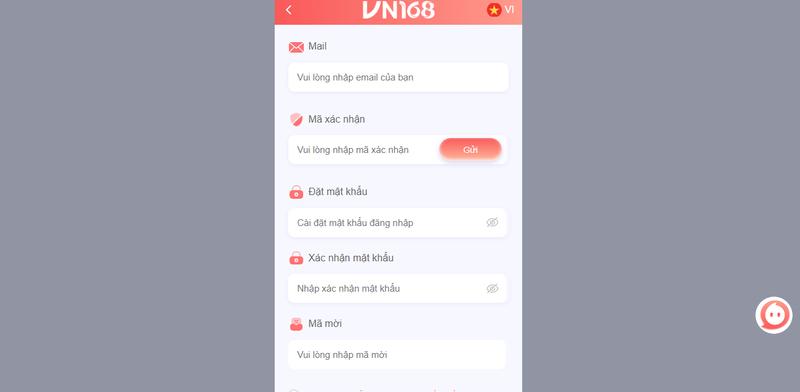 Các lưu ý quan trọng cần nắm khi tạo tài khoản ở Vn168