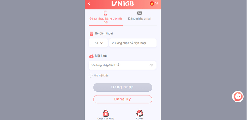 Hướng dẫn cách thức login Vn168 cụ thể