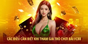 Các điều cần biết khi tham gia trò chơi bài FC88